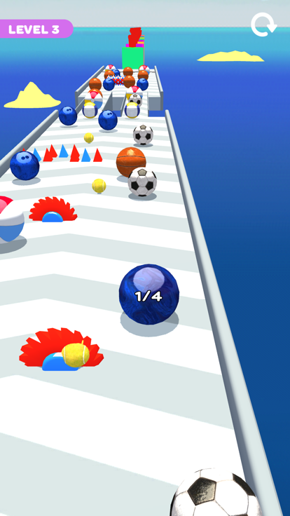 Sport Balls Run游戏截图