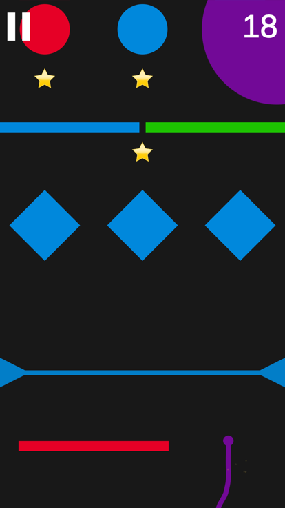 Color Run- purple, blue, green游戏截图