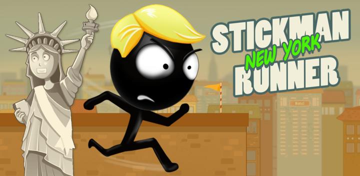 Stickman run New York游戏截图