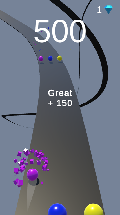 Color Race 3D Game游戏截图