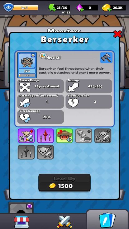 Monster Stars - Merge defense游戏截图