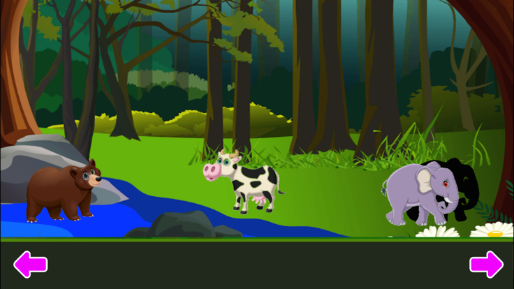 Animals Learn, Identify & Puzzle game for Toddler & Preschool kids游戏截图