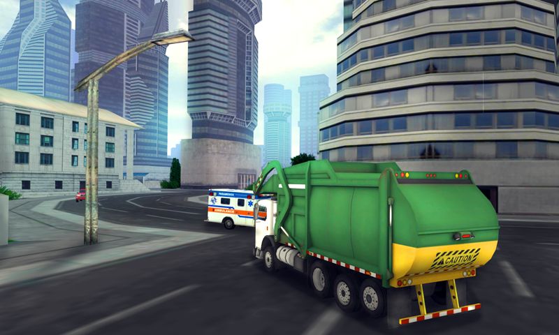 Screenshot of Garbage Truck Simulator 2016