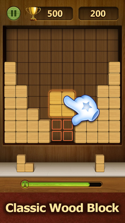 3D Wood Block Puzzle : Hexa!游戏截图