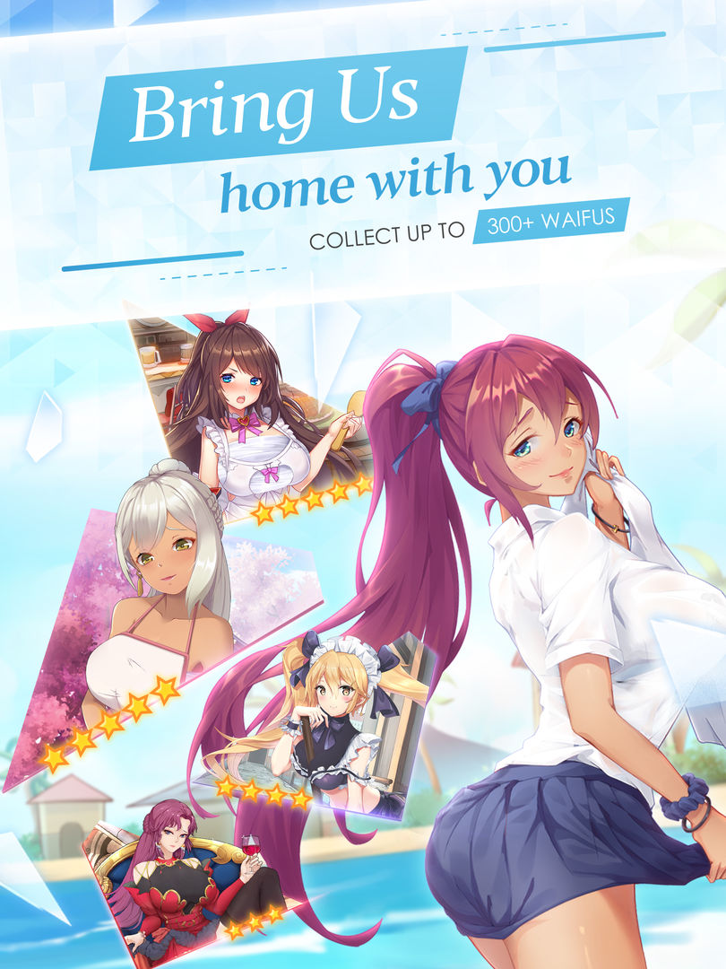 Screenshot of Lost in Paradise: Waifu Connect