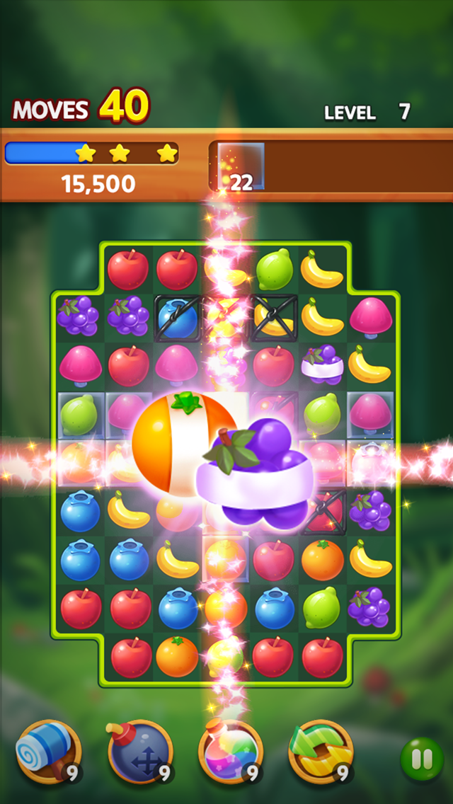 Fruit Magic Master: 匹配3益智游戏游戏截图