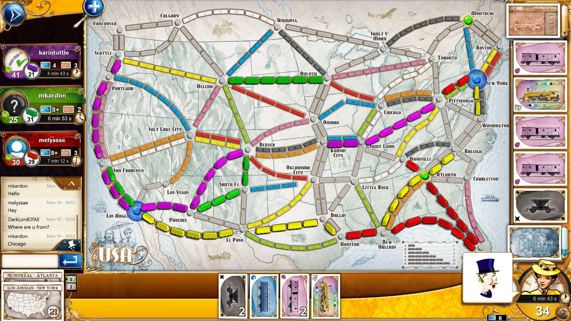 Ticket to Ride: Classic Edition游戏截图
