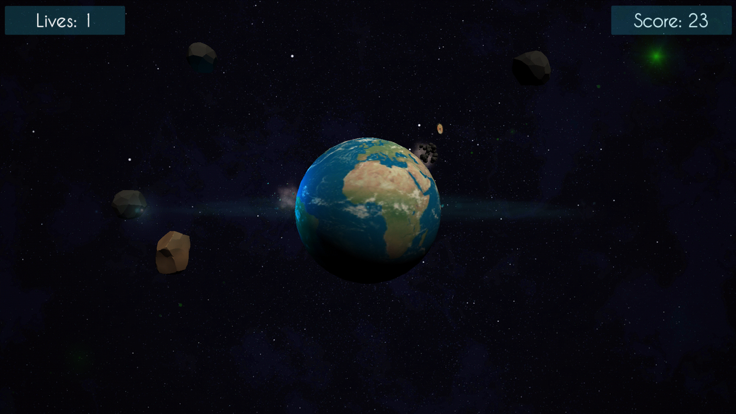 地球上的最后一天 - 摧毁所有即将到来的小行星游戏截图