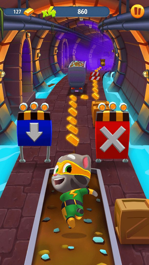 汤姆猫跑酷游戏截图