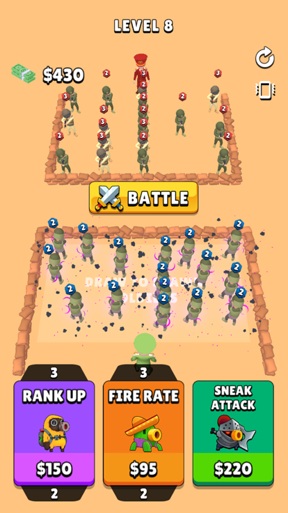 Draw Army Battle游戏截图
