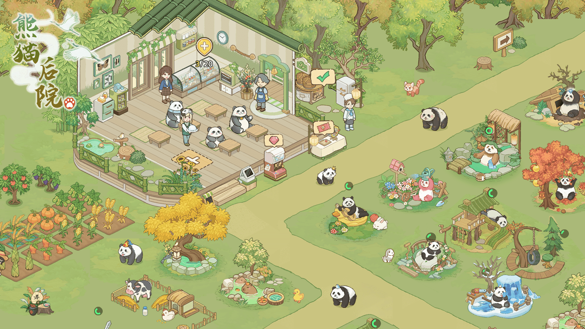 熊猫后院游戏截图