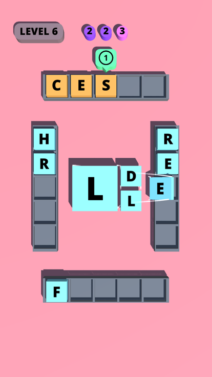 Word Stack - Word Swipe Game游戏截图