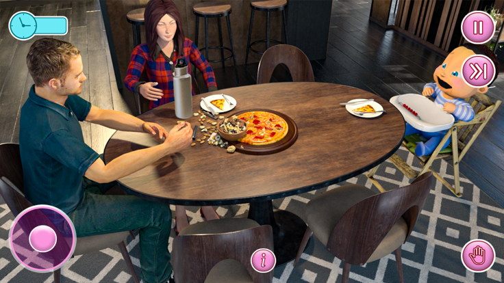 孕妇妈妈和婴儿护理游戏游戏截图