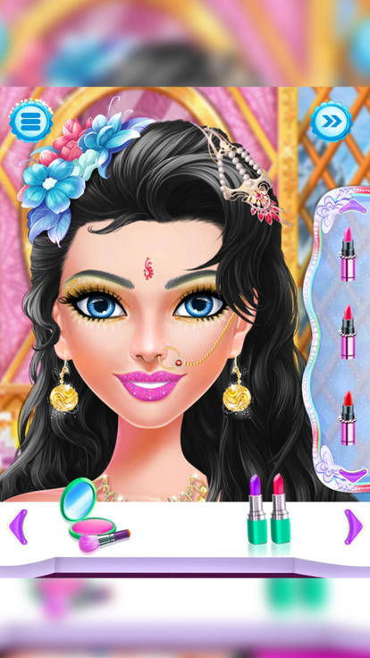 Indian Bridal Girl Makeover游戏截图