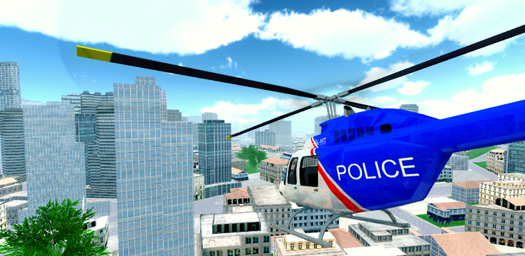 Police Helicopter City Flying游戏截图