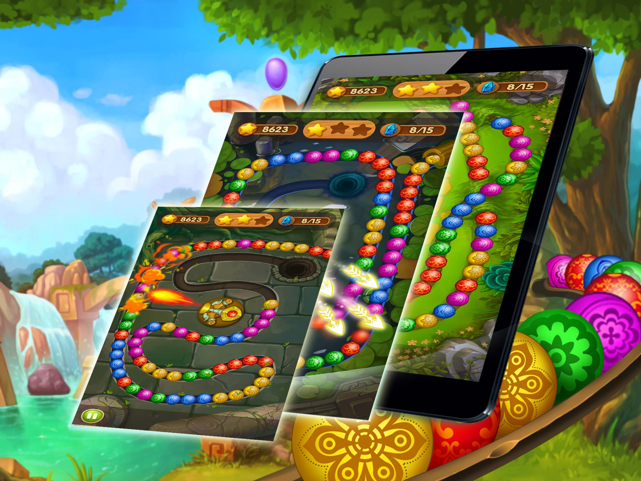 marble shooting game