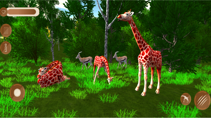 Wildlife Giraffe Safari Game游戏截图
