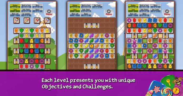 Sugar Drops - Match three puzzle游戏截图