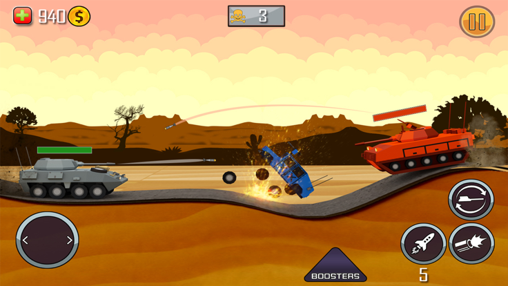 Hill of Tanks : Tank Battle游戏截图