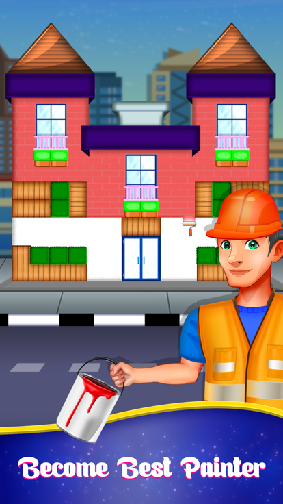 房屋画家：墙壁着色游戏截图