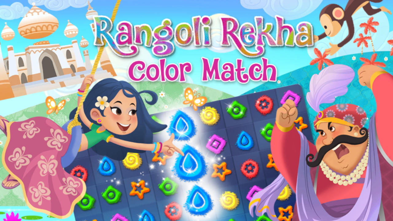 Rangoli Rekha: Color Match 3游戏截图