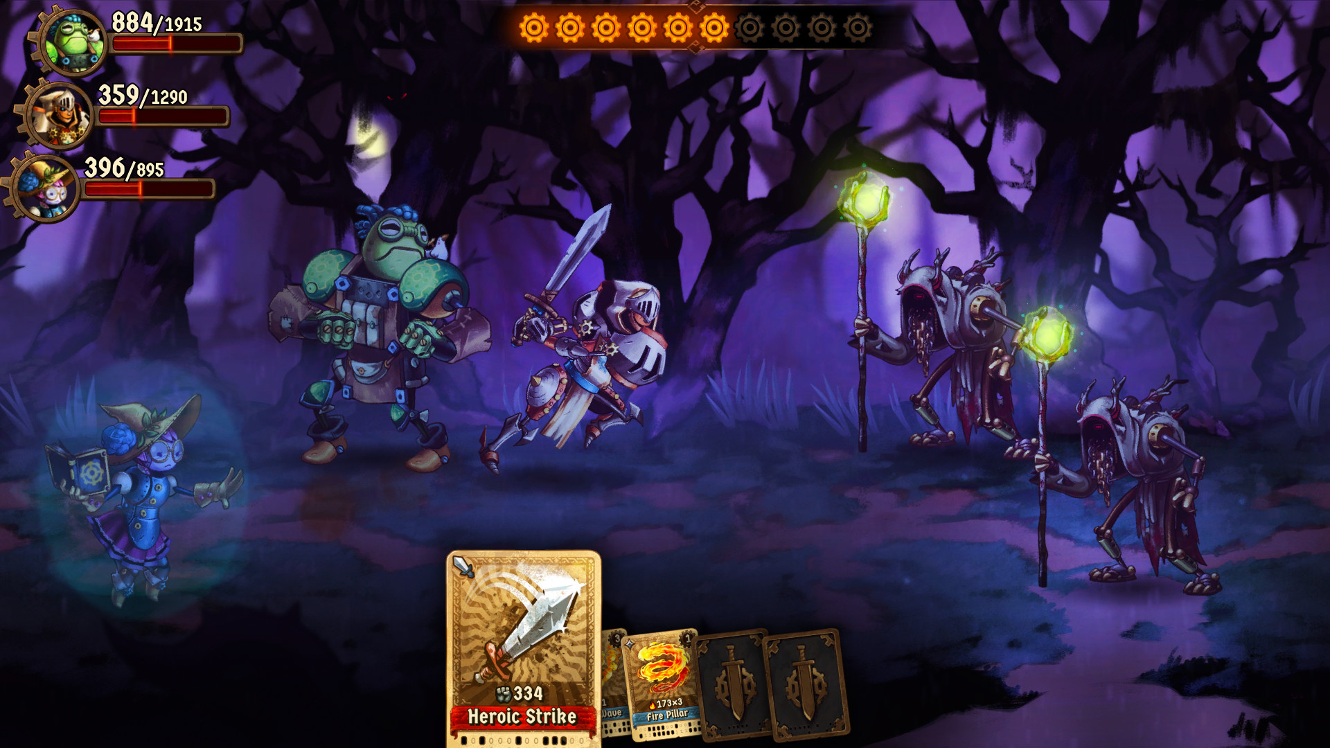 SteamWorld Quest: Hand of Gilgamech游戏截图