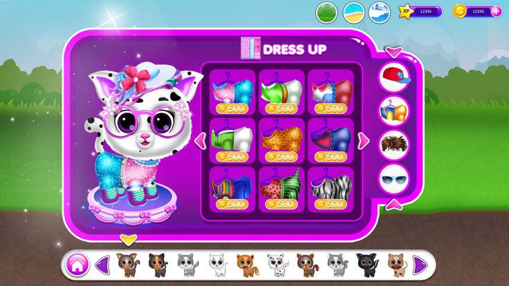 款精选虚拟宠物游戏 - 口袋宠物很酷游戏游戏截图