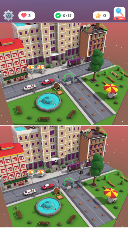 Differences 3D Hidden objects游戏截图