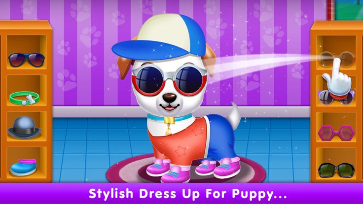 Cute Puppy Pet Care Game游戏截图