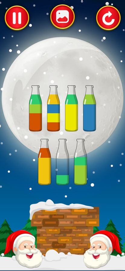 Christmas Color Fun-Pour Game游戏截图