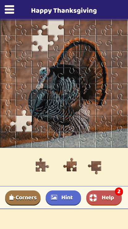 Happy Thanksgiving Puzzle游戏截图
