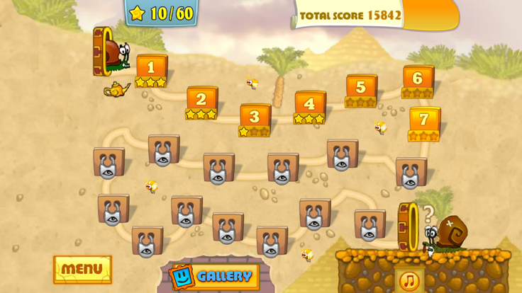 新小蜗牛回家 - 比较简单的大冒险游戏截图