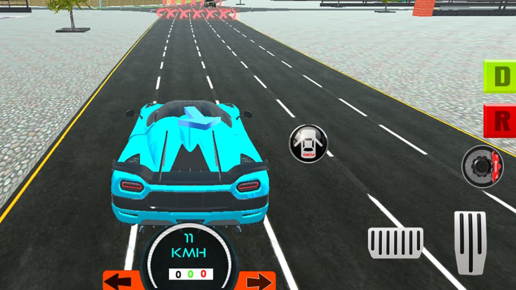 Modern Car Driving School Game游戏截图