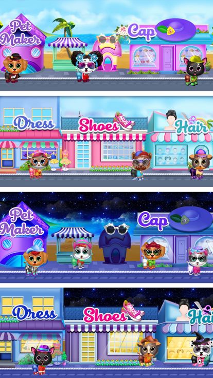 装扮小狗少女换装 - 游戏大全玩的游戏截图