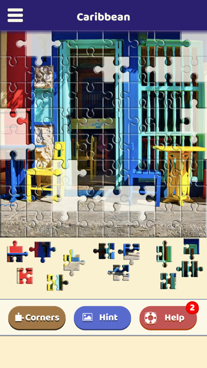 Caribbean Sightseeing Puzzle游戏截图