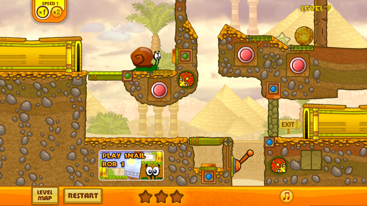 新小蜗牛回家 - 比较简单的大冒险游戏截图