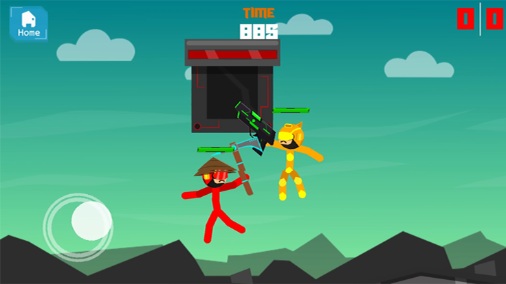 Stickman Brawl - Cyber Duel游戏截图