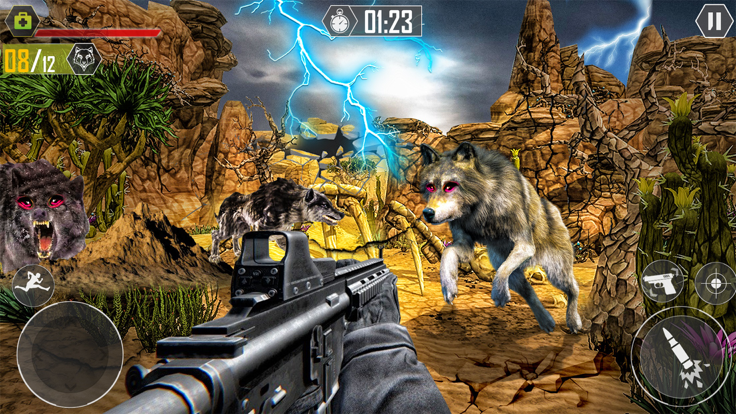 Wolf Simulator & Hunting Games游戏截图