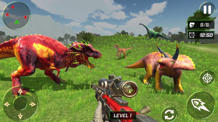 Dino Hunter Wild Animal Games游戏截图