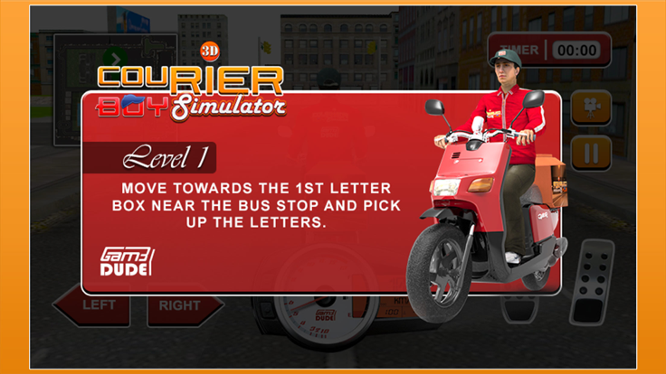 3D Courier Boy Simulator - Best courier, postal service and rider simulation game游戏截图