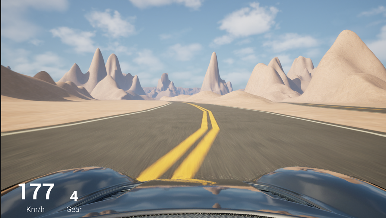 孤独的沙漠公路游戏截图