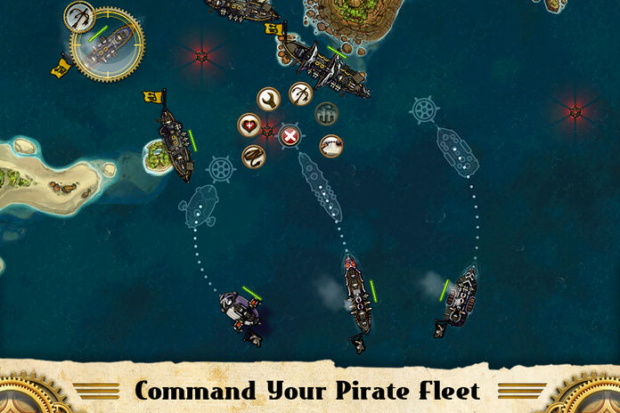 Crimson: Steam Pirates for iPhone游戏截图
