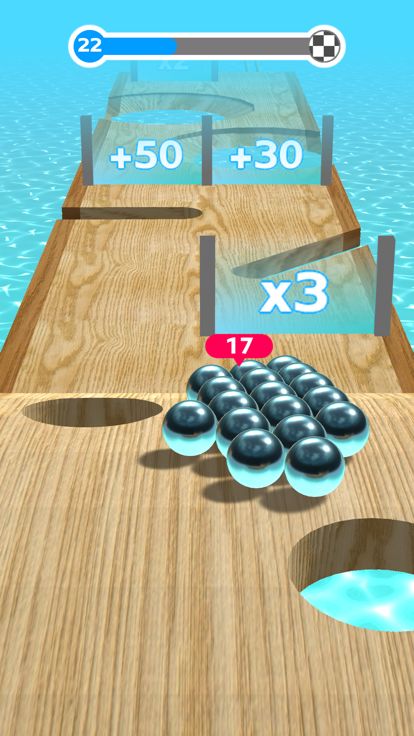 Ball Run 100X游戏截图