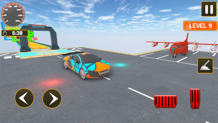 Mega Stunt Car Parking 3d Game游戏截图