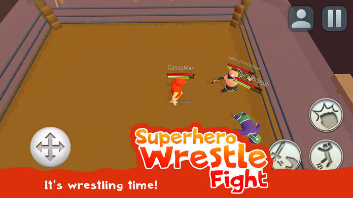Superhero Wrestle Fight Pro游戏截图