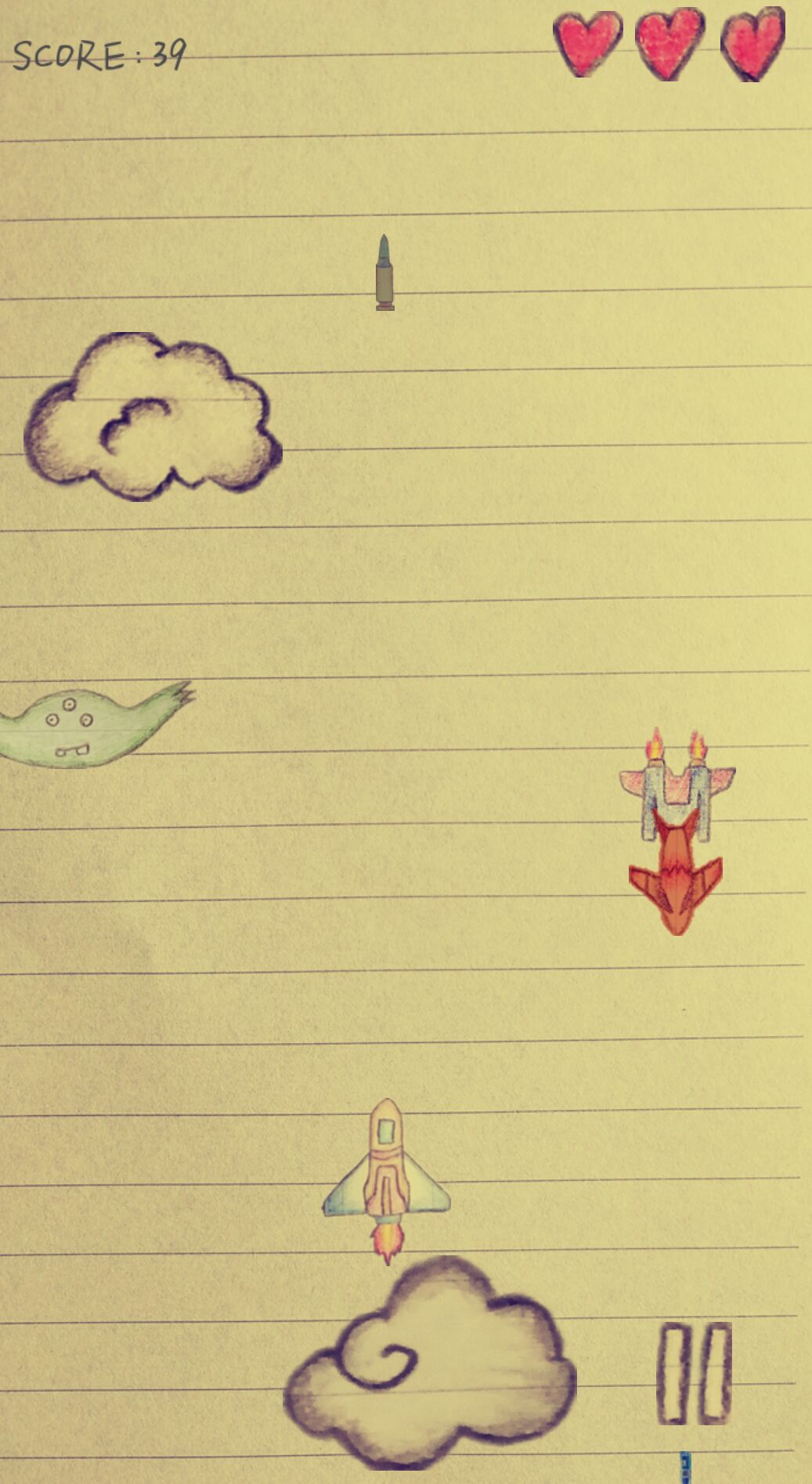 乱涂小飞机游戏截图