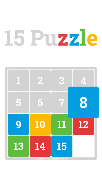 15 Puzzle for Kids*游戏截图