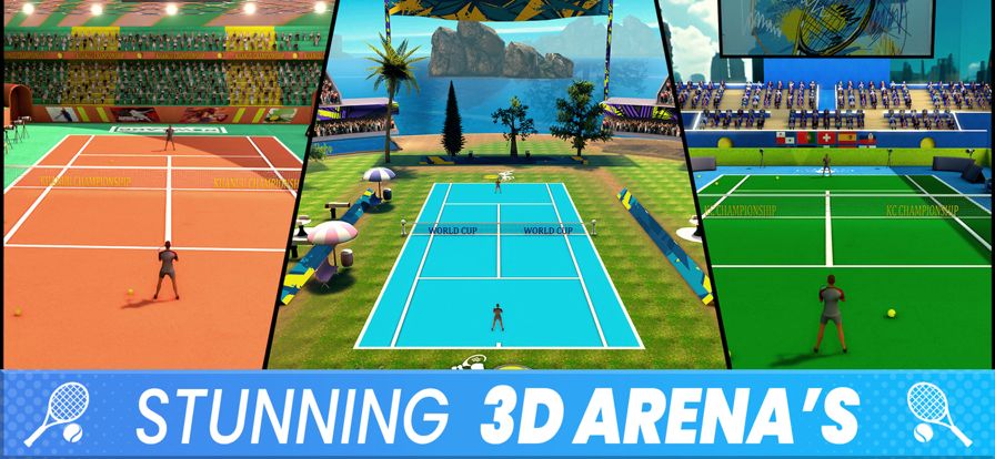 网球 法庭 世界 运动的 游戏游戏截图