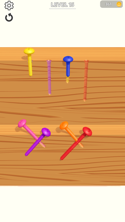 Color Screw Sort游戏截图