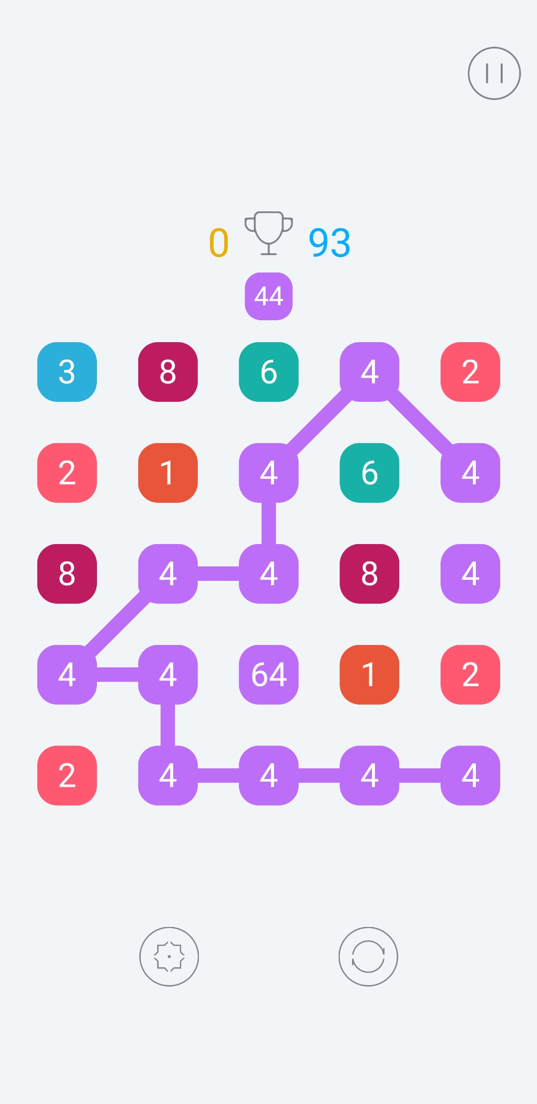 数字连线游戏截图